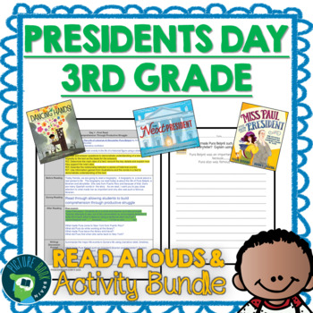 Preview of 3rd Grade Presidents Day Read Alouds and Activities Bundle