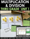 3rd Grade Multiplication & Division Math Curriculum Unit 1