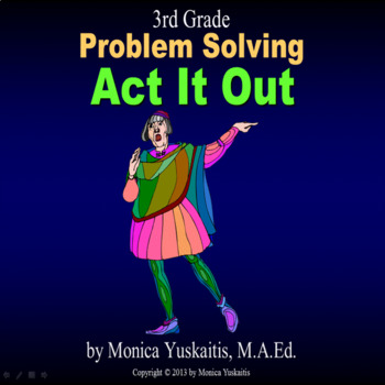Preview of 3rd Grade Problem Solving - Act It Out Powerpoint Lesson