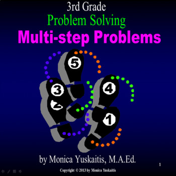 Preview of 3rd Grade Problem Solving - Multi-Step Problems Powerpoint Lesson
