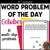 3rd Grade Problem of the Day Story Problems- October