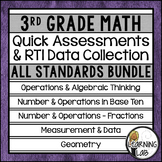 3rd Grade Quick Assessments and RTI Data Collection - All 