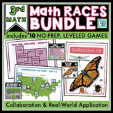 3rd Grade Math Games and Activities BUNDLE | Real World Pr