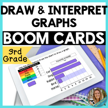 Preview of 3rd Grade Read and Interpret Graphs Boom Cards - 3.MD.B.3