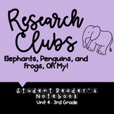 3rd Grade Reader's Notebook: Research Clubs