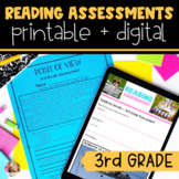 3rd Grade Reading Assessments | Printable and Digital
