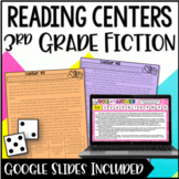3rd Grade Reading Centers | Fiction with Digital Reading A