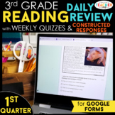 3rd Grade Reading Comprehension | Google Classroom Distanc