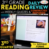 3rd Grade Reading Comprehension | Google Classroom Distance Learning 3rd QUARTER