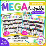 3rd Grade Reading Comprehension MEGA Bundle - Printable & 