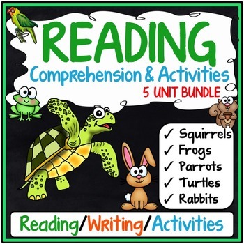 Preview of 3rd Grade Reading Comprehension Passages and Questions Activities Bundle