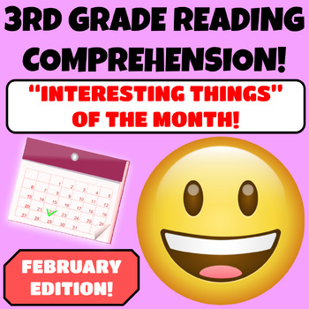 Preview of 3rd Grade Reading Comprehension Passages and Questions  February  Winter