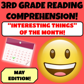Preview of 3rd Grade Reading Comprehension Passages and Questions  May Spring