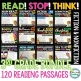 3rd Grade Reading Comprehension Passages with Questions & 