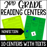 3rd Grade Reading Games | 10 NonFiction Reading Centers