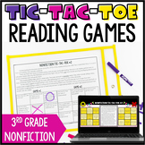 3rd Grade Reading Games | Nonfiction Tic-Tac-Toe *with Dig