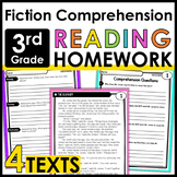 3rd Grade Reading Homework Review - Fiction Comprehension 