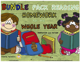 3rd Grade Reading Homework for the YEAR - BUNDLE PACK Nonf