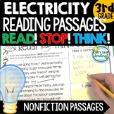 3rd Grade Reading Comprehension Passages ~ Electricity ~ B