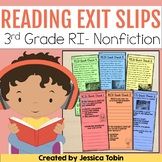 3rd Grade Reading Passages Exit Tickets - RI Nonfiction Qu