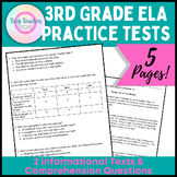 3rd Grade Reading Practice Test, Nonfiction, Informational