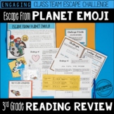 3rd Grade Reading Review Game | ELA Test Prep Game Escape Room