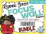 Reading Street 3rd Grade 2013 Focus Wall Posters Unit 1 BUNDLE