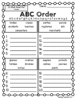 3rd grade reading street spelling abc order units 1 6 by twinning