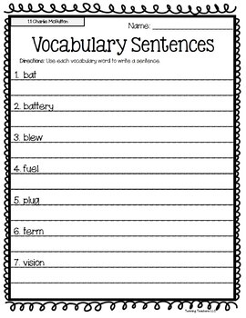 3rd grade reading street vocabulary sentences units 1 6 tpt