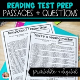 3rd Grade Reading Test Preparation Packet