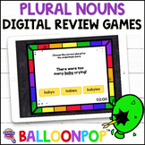 3rd Grade Regular & Irregular Plural Nouns Digital Review 