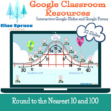 3rd Grade Round to the Nearest 10 and 100 Google Classroom Ready!