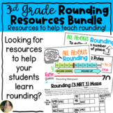 3rd Grade Rounding Activities Bundle | Digital and Printab
