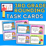 3rd Grade Rounding Task Cards: Place Value 3.NBT.A.1