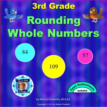Preview of 3rd Grade Rounding Whole Numbers Powerpoint Lesson