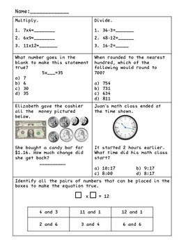 3rd Grade SOL Test Review by The Planning Box | Teachers ...