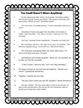 3rd Grade Staar Aligned Realistic Fiction Passage Task Cards Tpt