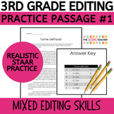 3rd Grade STAAR Editing Practice #1