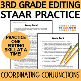 3rd Grade STAAR Editing Practice - Coordinating Conjunctions