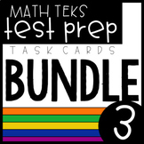 3rd Grade Math TEKS Task Card Bundle