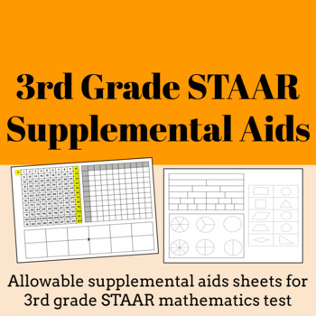 Preview of 3rd Grade STAAR Math Supplemental Aids (PDF)