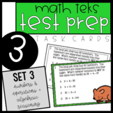 3rd Grade Math TEKS Task Cards - Set 3