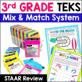 3rd Grade STAAR Review Math TEKS - Games, Assessments, STA