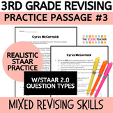 3rd Grade STAAR Revising Practice Passage #3