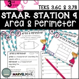 3rd Grade STAAR STATION 9: AREA & PERIMETER | TEKS 3.6C 3.