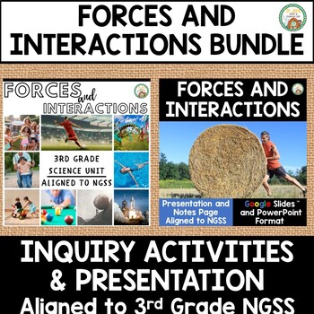 Preview of Forces and Interactions Inquiry Unit and Presentation Bundle (NGSS Aligned)