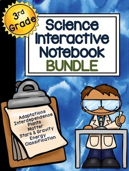 Preview of 3rd Grade Science Interactive Notebook: BUNDLE
