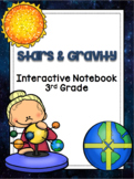 3rd Grade Science Interactive Notebook: Space - Stars & Gravity