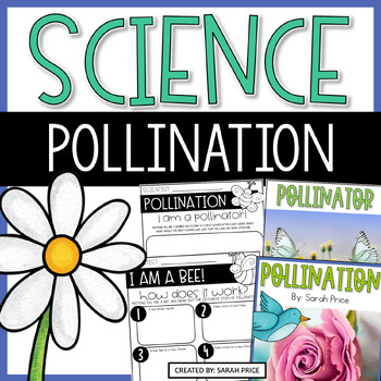 Preview of 2nd & 3rd Grade Science Plants Unit Parts of a Flower and Pollination Worksheets