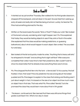 3rd Grade Science Reading Passages Bundle by Weaver's Workshop | TPT